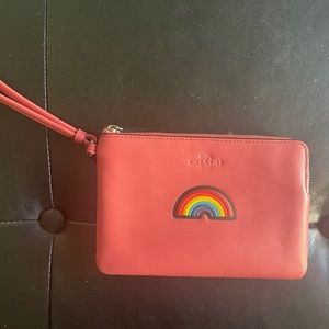 Coach wrislet Genuine Leatger